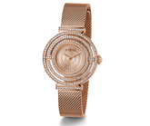 GUESS Ladies Rose Gold Tone Analog Watch 36mm