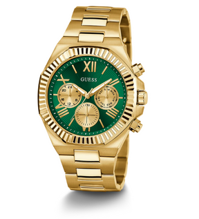 GUESS Mens Gold/2-Tone Multi-function Watch 44mm