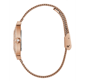 GUESS Ladies Rose Gold Tone Analog Watch 36mm