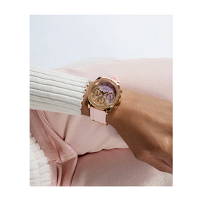 GUESS Ladies Sparkling Pink Limited Edition Watch 38mm